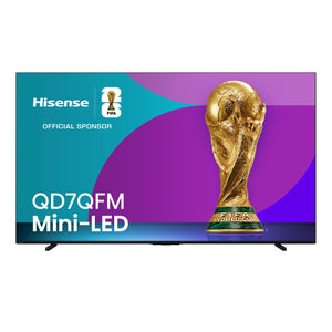 Téléviseur intelligent QLED à Mini DEL HISENSE QD7QFM UHD 4K de 100 po avec IA et Fire TV (100QD7QFM)