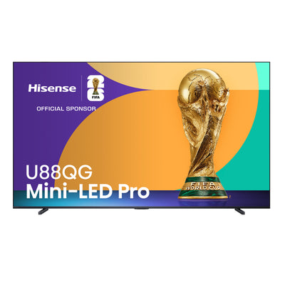 HISENSE 100" U88QG Mini-LED Pro QLED 4K UHD AI Smart Google TV (100U88QG) - 2025 Model | Téléviseur intelligent QLED à Mini DEL Pro HISENSE U88QG UHD 4K de 100 po avec IA et Google TVMC (100U88QG) - modèle 2025