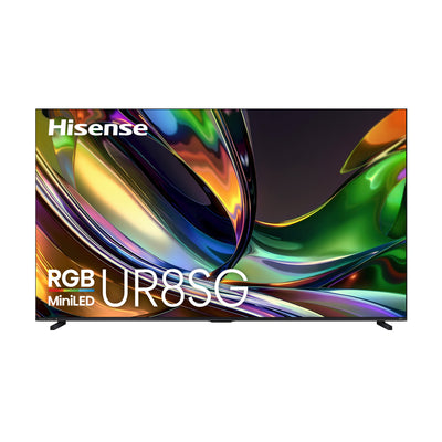 Hisense 100" RGB Mini-LED Smart Google TV (100UR8SG) – 2026 Model | Téléviseur intelligent Hisense de 100 po avec technologie RGB Mini DEL et Google TV (100UR8SG) - modèle 2026