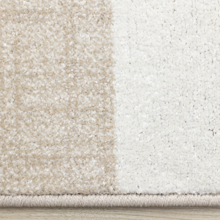 Carpette Covington à motif de damier moderne pour l’intérieur - 6 pi 7 po x 9 pi 10 po