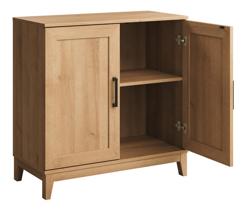 Modulr Armoire D’appoint A 1 Tablette Reglable – Chene Naturel