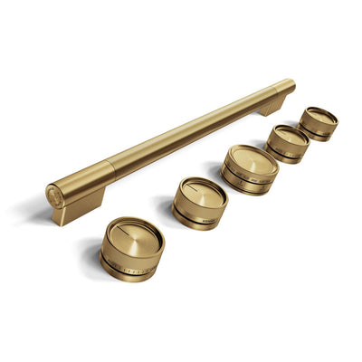 KitchenAid Handle Kit for 30" Commercial-Style Dual Fuel Range – Brass – W11774726 | Trousse de poignées KitchenAid pour cuisinière à double énergie de style commercial 30 po – brass – W11774726