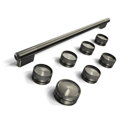 KitchenAid Handle Kit for Commercial-Style Gas Range – Black Ore – W11774752 | Trousse de poignées KitchenAid pour cuisinière à gaz de style commercial – noir minerai – W11774752
