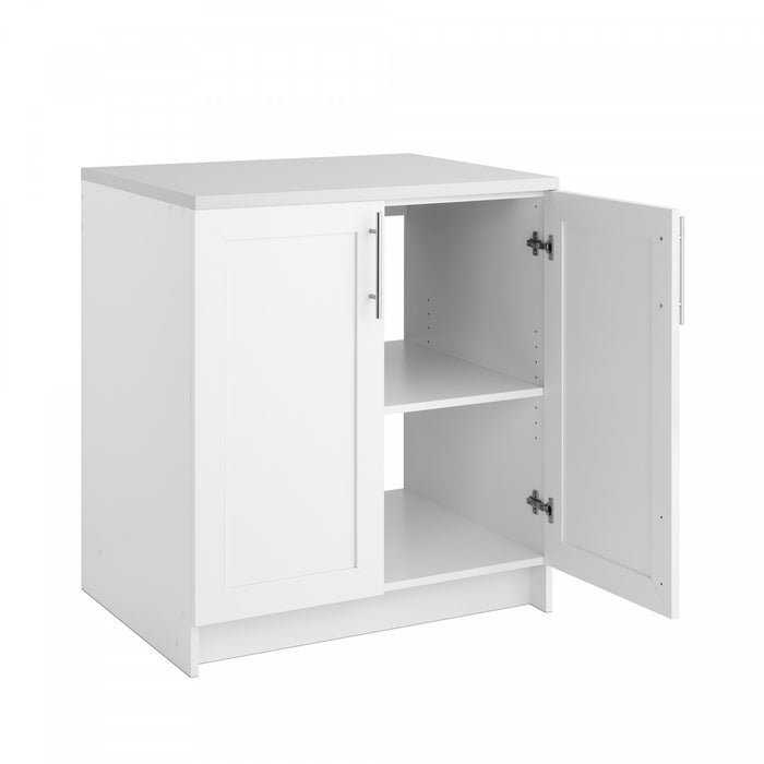 Armoire de rangement de base Elite de Prepac de 32 po - blanche