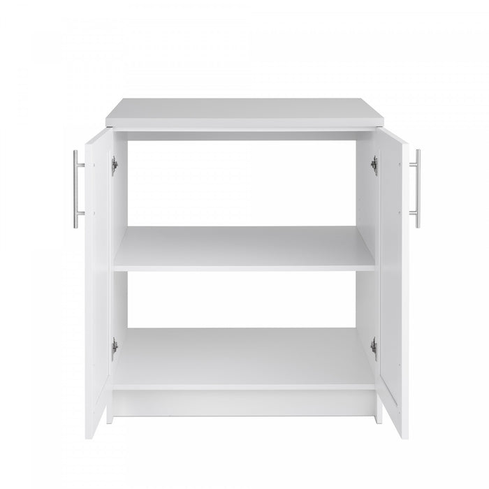 Armoire de rangement de base Elite de Prepac de 32 po - blanche