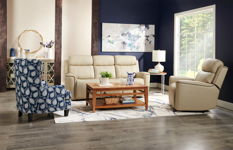 Armoire décorative Clary de 31,5 po avec portes en verre - grise