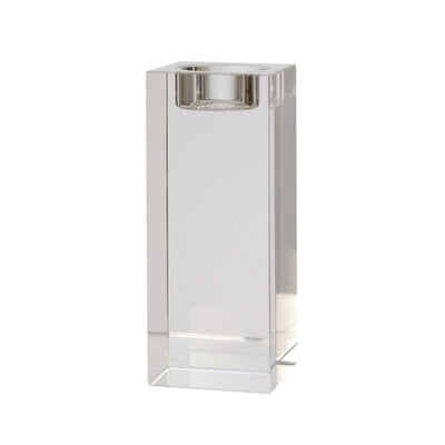 Glass 6" Candle Holder|Bougeoir de 6 po en verre