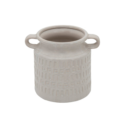 Ceramic 7" Jar - White|Jarre de 7 po en céramique - blanche