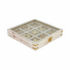 Tic Tac Toe de 8 po x 8 po en bois - blanc
