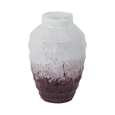 Blush Pink 12" Glass Vase|Vase en verre rose tendre de 12 po|15938BVS