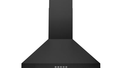 Hauslane 30" Convertible Wall-Mount Range Hood Matte Black - WM-530BLK-30P|Hotte de cuisinière murale convertible Hauslane de 30 po en noir mat - WM-530BLK-30P