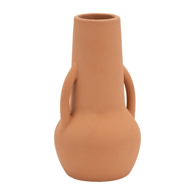 Ceramic 8" Vase with Handles - Terracotta|Vase de 8 po en céramique avec poignées - terracotta