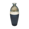Vase brillant de 16 po en verre à trois couleurs
