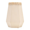Vase de 11 po en céramique à motif tressé - naturel