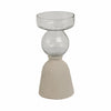 Vase Ecomix de 9 po en verre - ivoire