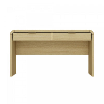 Grace Modern 54" Office Desk in Natural Oak (2-Drawer) | Bureau moderne Grace 54" en chene naturel (2 tiroirs)