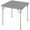 Outsunny Table de Pique-Nique Pliante 86 x 86 cm, Utilisation Interieure et Exterieure, Gris
