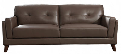 Hydeline Rowan Leather Sofa - Brown|Sofa Rowan de Hydeline en cuir - brun
