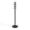 Portemanteau moderne Pillar de Umbra en bois - noir et noyer