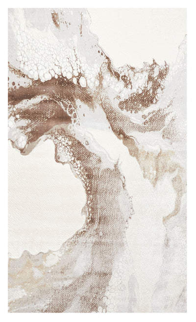 Bloom Tan Rug 5'0" x 8'0" | Tapis Contemporain/Moderne Bloom 5'0" x 8'0" en Brun clair