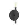 Applique murale Wand de Dainolite avec fini noir mat et 1 ampoule