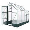 Outsunny 8.2' X 6.2' Jardin De Plantes D'exterieur A Effet De Serre, Fenetre A Temperature Controlee, Avec Fondation