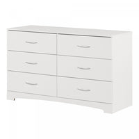 Step One Commode 6 Tiroirs - Blanc Solide