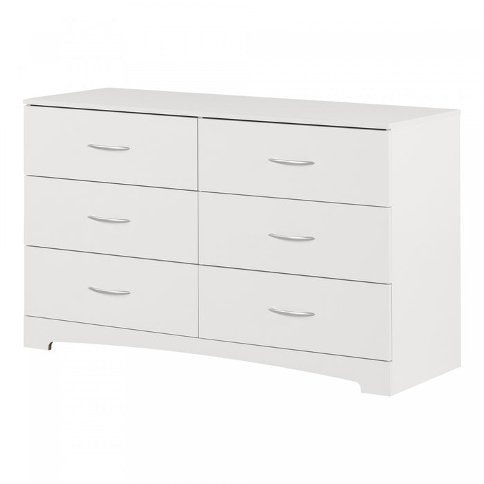 Step One Commode 6 Tiroirs - Blanc Solide