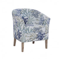 Fauteuil d’appoint Simon en tissu Oceanside - gris
