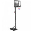 Soozier Panier De Basket-ball De 7,7 A 10' Avec Panneau Arriere Incassable
