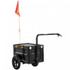 Remorque a velo Soozier, remorque de transport de 64,3 L avec boite pliable