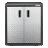 Armoire modulaire GearBox à portes pleine grandeur de Gladiator - bande de roulement argentée
