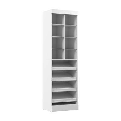 Bestar Pur 25 W Closet Shoe Organizer - White|Organisateur de garde-robe pour chaussures Pur de Bestarde 25 po (L) - blanc