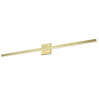 Dainolite Arandel Vanity Light 36w LED Aged Brass Frosted Acrylic Diffuser Lamp|Lumière de coiffeuse Arandel de Dainolite en acrylique givré qui diffuse la lumière, avec fini laiton vieilli et ampoule à DEL de 36 W