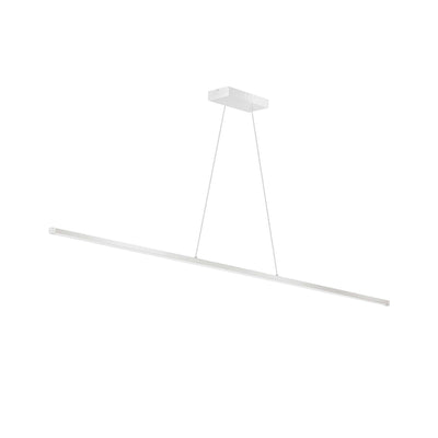 Dainolite Array LED Horizontal Pendant 30w 48" Matte White Finish White Acrylic Diffuser Lamp|Luminaire suspendu horizontal Array de Dainolite de 48 po en acrylique blanc qui diffuse la lumière, avec fini blanc mat et ampoule à DEL de 30 W