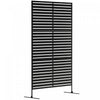 Outsunny Paravent exterieur decoratif en metal avec support