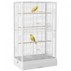 Cage A Oiseaux 39 Po Avec Plateau, Recipients Alimentaires