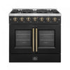 Cuisiniere a gaz noire Galiano 36 pouces, 4,32 pi³ – FFSGS6444-36BLK