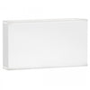 Applique murale Emery de Dainolite en acrylique givré qui diffuse la lumière, avec fini blanc mat et ampoule à DEL de 20 W