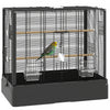 Cage A Oiseaux 22 Po Avec Plateau, Recipients Alimentaires