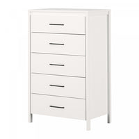 Gravity Commode 5 Tiroirs - Blanc Solide