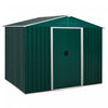 Outsunny Hangar De Rangement 8'x6' Avec Portes Coulissantes, Vert