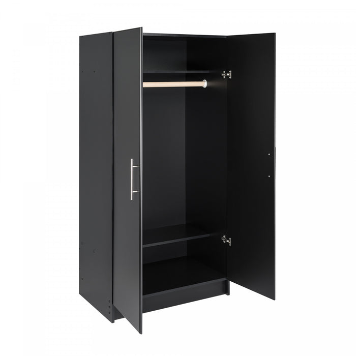 Armoire-penderie Elite de 32 po - noire