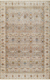 Tapis Traditionnel Zaina 5'0\" x 7'9\" en Gris