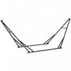 Outsunny Support de hamac pliable, 2-en-1, uniquement hamac, noir