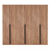 Armoire moderne Lee 32\" en brun dore - Ensemble de 3