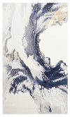 Tapis Contemporain/Moderne Bloom 8'0\" x 10'0\" en Bleu