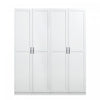 Armoire moderne Hopkins 2 pieces en blanc