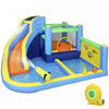 Qaba Chateau Gonflable pour Enfants avec Toboggan, Piscine/Fosse a Balles pour Interieur et Exterieur