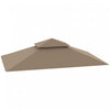 Outsunny Auvent De Remplacement Pour Tonnelle, Toit De Tonnelle 5'x8', Kaki